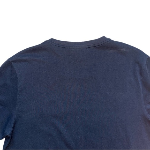 Burberry Men’s Navy Short Sleeve Tee - Picture 6 of 7
